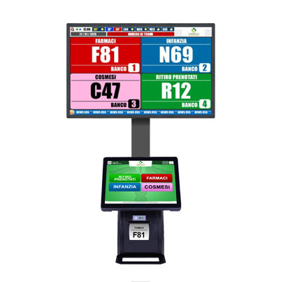 MicroTouch Queuing Station